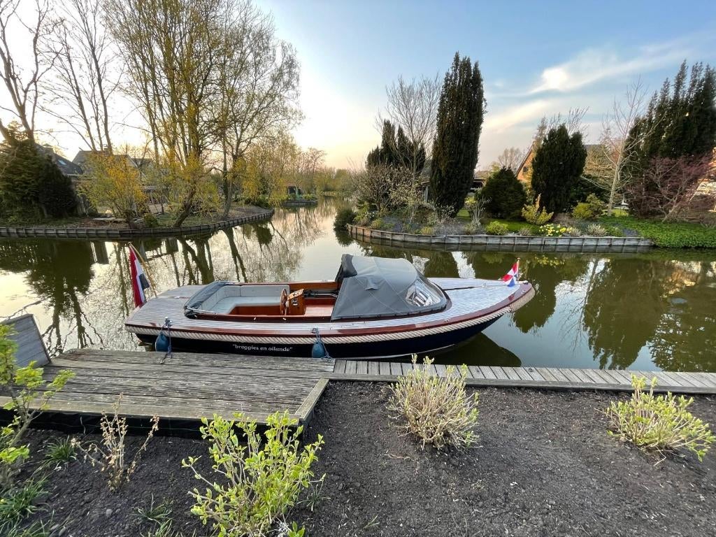 Langenberg Vlet 7.20m wintertent met ligplaats bj 2006, Ophalen, 10 tot 30 pk, Gebruikt, Staal