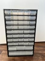 Ladekast, sorteerkast, opbergkast, 44, metaal, zwart, Raaco, Ophalen, Minder dan 50 cm, Gebruikt, 5 laden of meer