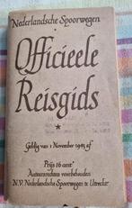 Te koop officiële reisgids van 1 november 1943, Ophalen of Verzenden, Gebruikt, Trein, Overige typen