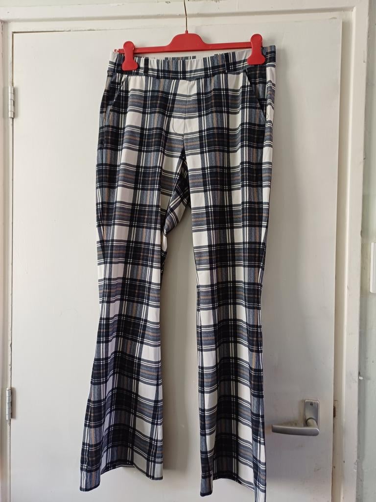 Studio Anneloes flair broek met ruit patroon XL, Maat 46/48 (XL) of groter, Ophalen of Verzenden, Zo goed als nieuw, Lang
