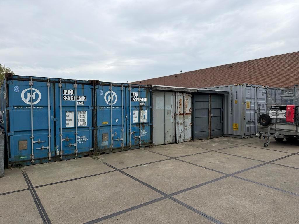 Te koop: 7x Zeecontainers – 20ft & 40ft – Goede staat, Ophalen