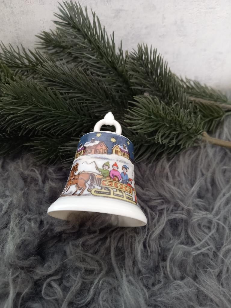 Porseleinen Kerstklok / Kerstklokje / Belletje van Kaiser, Ophalen, Gebruikt