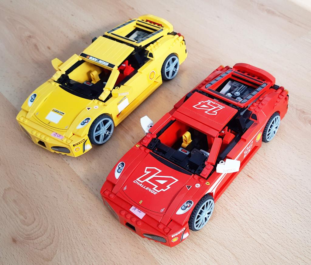 Lego 8143 (Ferrari F430 Challenge - 2007) DUBBEL UITGEVOERD!, Kinderen en Baby's, Speelgoed | Duplo en Lego, Ophalen of Verzenden