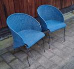 Prachtige franse riet, ijzeren stoeltjes, Ophalen