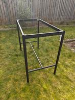 IKEA Tommaryd hoge tafel / bartafel onderstel - zwart, Ophalen, Tafelpoot, Gebruikt, 100 tot 150 cm