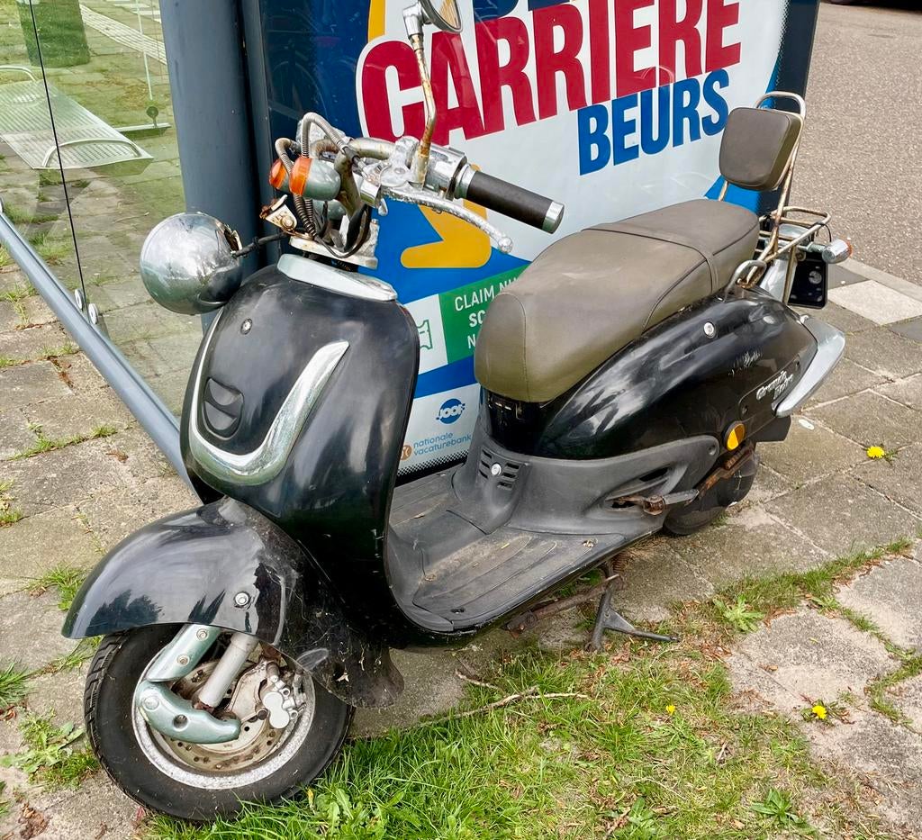 Scooter voor de opknapbeurt, Ophalen, Gebruikt