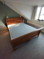 Bedframe 180x220 cm, Ophalen, Bruin, Klassiek, Tweepersoons