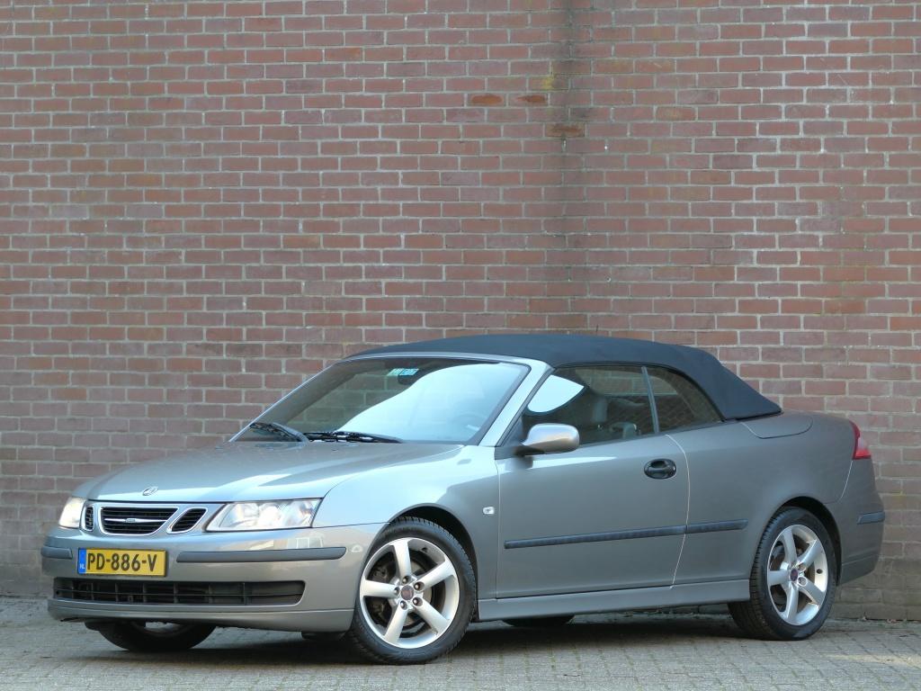 Saab 9-3 Cabrio 1.8t Linear Leer / Cruise Control / Stoelver, Auto's, Saab, Automaat, 1998 cc, Gebruikt, 4 cilinders