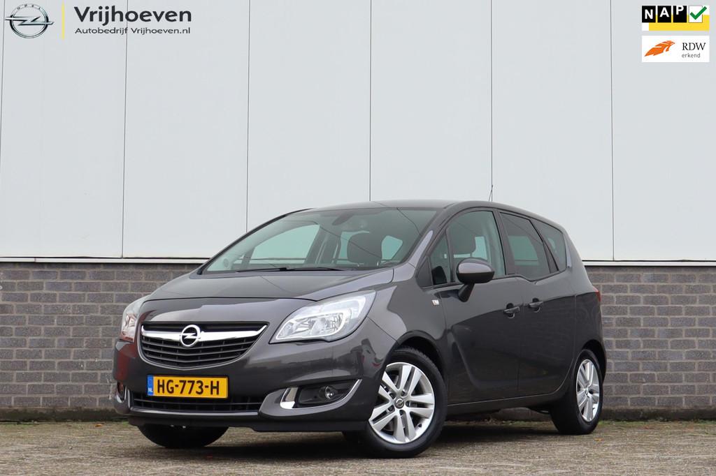 Opel Meriva 1.4 Turbo Design Edition Automaat 1e eig NL Auto, Auto's, Stof, Gebruikt, 4 cilinders, Parkeersensor