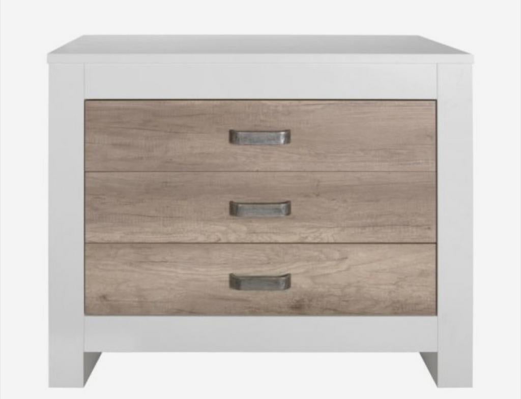 Kidsmill Long Island commode- Wit en Houtkleur, Ophalen of Verzenden, Gebruikt