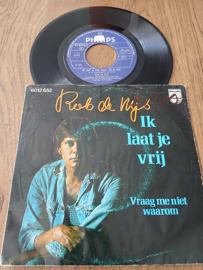 VINYL SINGLE   ROB DE NIJS  1976, Cd's en Dvd's, Ophalen of Verzenden, Zo goed als nieuw, Overige formaten, Levenslied of Smartlap