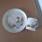 Vintage Dream Weavers Bord en Mok Set, Gebruikt, Ophalen of Verzenden, Bord(en), Overige stijlen