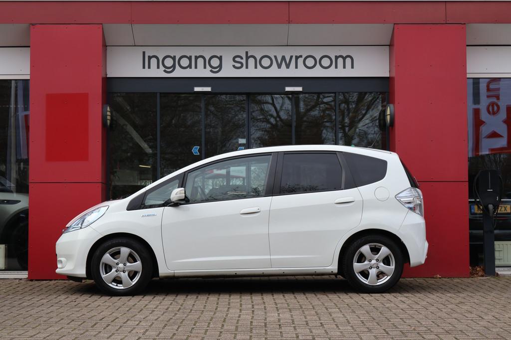 Honda Jazz 1.4 Hybrid Elegance | Origineel NL | Automaat | A, Auto's, Honda, Euro 5, Stof, Gebruikt, Zwart