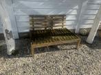 2 lounge banken pallet formaat, Ophalen, Gebruikt, Hout