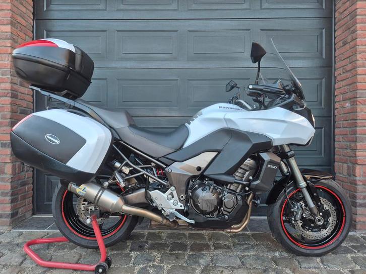 Kawasaki Versys 1000 S Grand Tourer ABS KOFFERSET LEOVINCE, Motoren, Motoren | Kawasaki, Bedrijf, Toermotor, ABS, Handvatverwarming