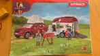 Schleich auto met paardentrailer en accessoires, Ophalen, Zo goed als nieuw, Jongen of Meisje