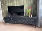 BePureHome - Bequest tv meubel - zwart - 160 cm, Ophalen, 150 tot 200 cm, Zo goed als nieuw, Minder dan 100 cm