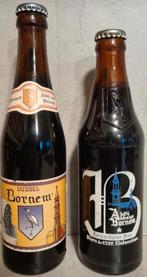 Bornem Abdij bier, Ertvelde – tht '92 + zeefdruk fles '80's, Verzamelen, Ophalen of Verzenden, Zo goed als nieuw, Flesje(s), Overige merken