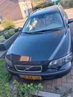 Volvo V70 2.4 D5 AUT 2004 Zwart, Auto's, 1800 kg, Beige, USB, Stationwagon