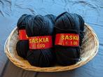 Wibra Saskia garen zwart - +/- 450 gram, Ophalen of Verzenden