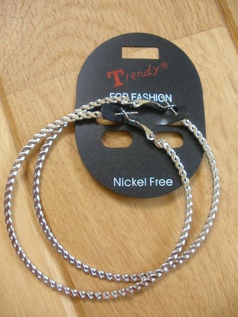 TRENDY for FASHION creolen, Ophalen of Verzenden, Nieuw, Zilver, Overige materialen