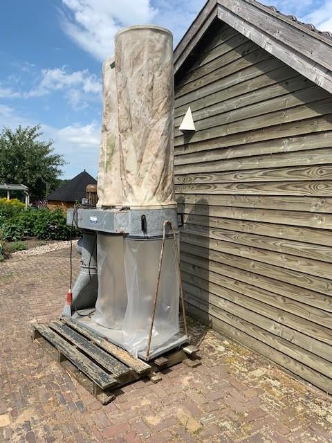 Spanen afzuiger, Ophalen, Gebruikt, Afzuiger