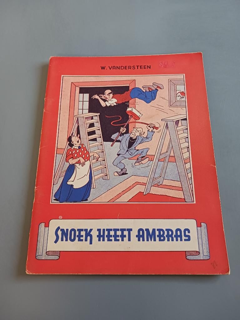 Snoek heeft Ambras, 3de druk, goede staat, Gelezen, Willy Vandersteen, Eén stripboek, Ophalen of Verzenden