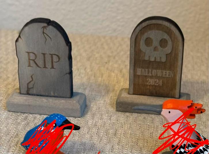 Bumbu toys grafstenen halloween nieuw, Kinderen en Baby's, Speelgoed | Houten speelgoed, Nieuw, Overige typen, Ophalen of Verzenden