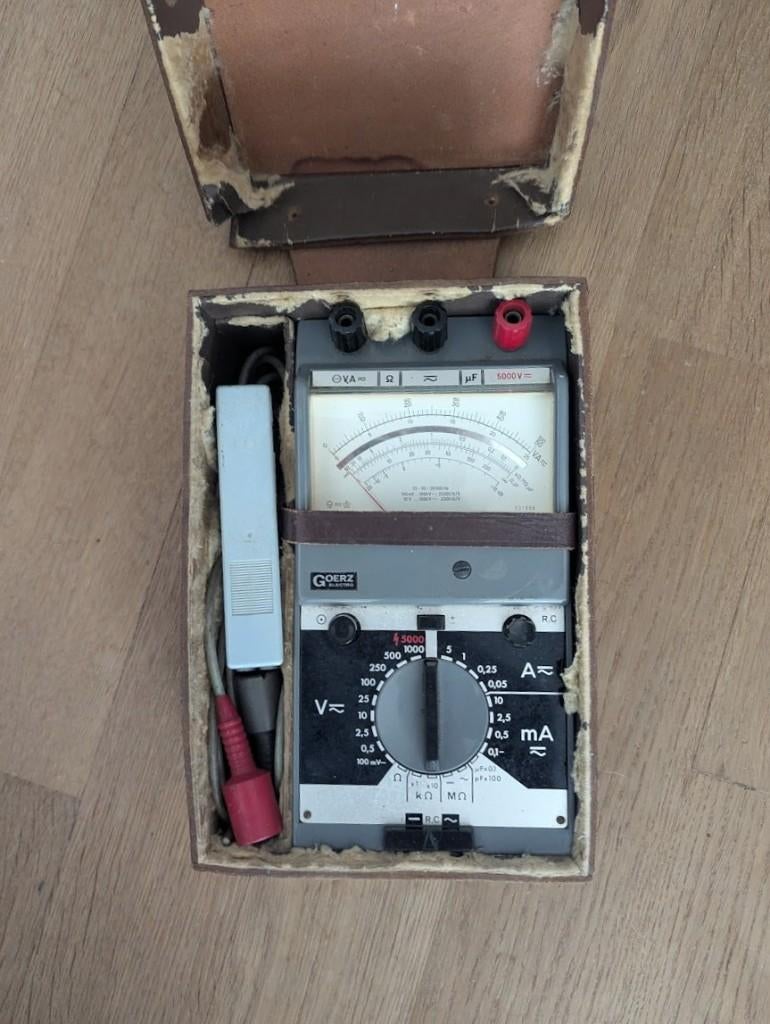 Goerz Unigor 3p Analoge Multimeter, Antiek en Kunst, Antiek | Tv's en Audio, Ophalen of Verzenden