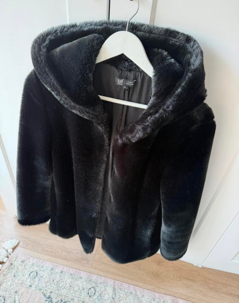 Zara jas, Kleding | Dames, Jassen | Winter, Ophalen of Verzenden, Zo goed als nieuw, Maat 38/40 (M), Zwart