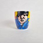Herman Brood espresso kopje Elvis, Ophalen of Verzenden, Gebruikt, Overige stijlen, Kop(pen) en/of Schotel(s)