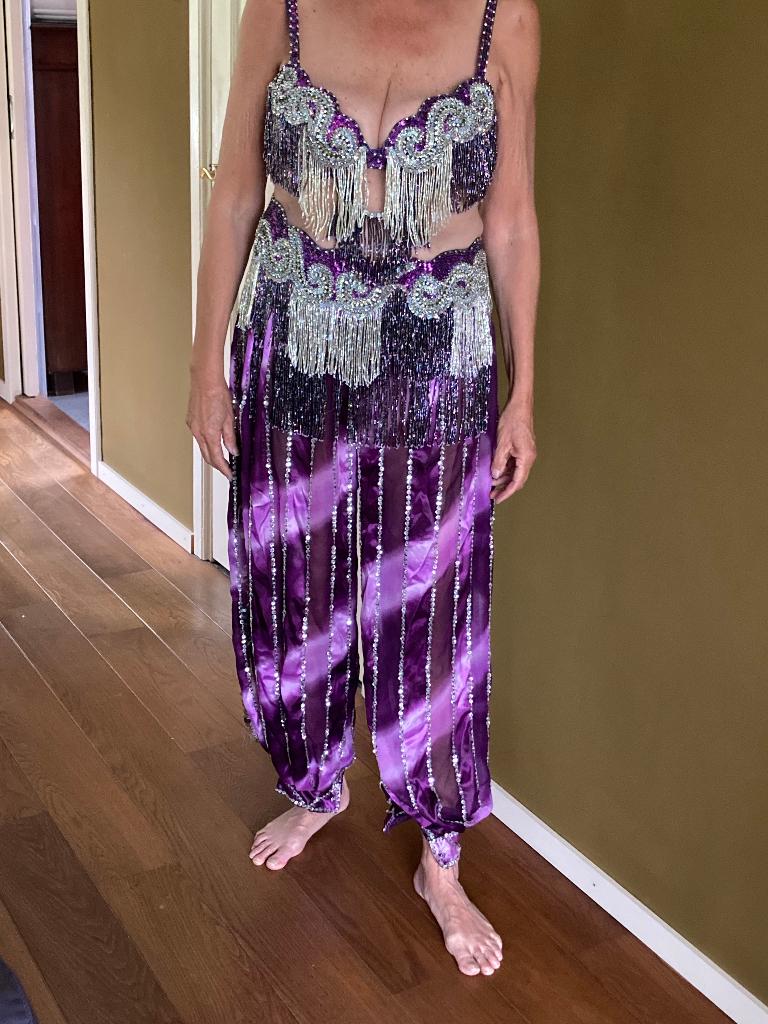 Complete echte buikdans set + extra's, Kleding | Dames, Overige Dameskleding, Zo goed als nieuw, Ophalen