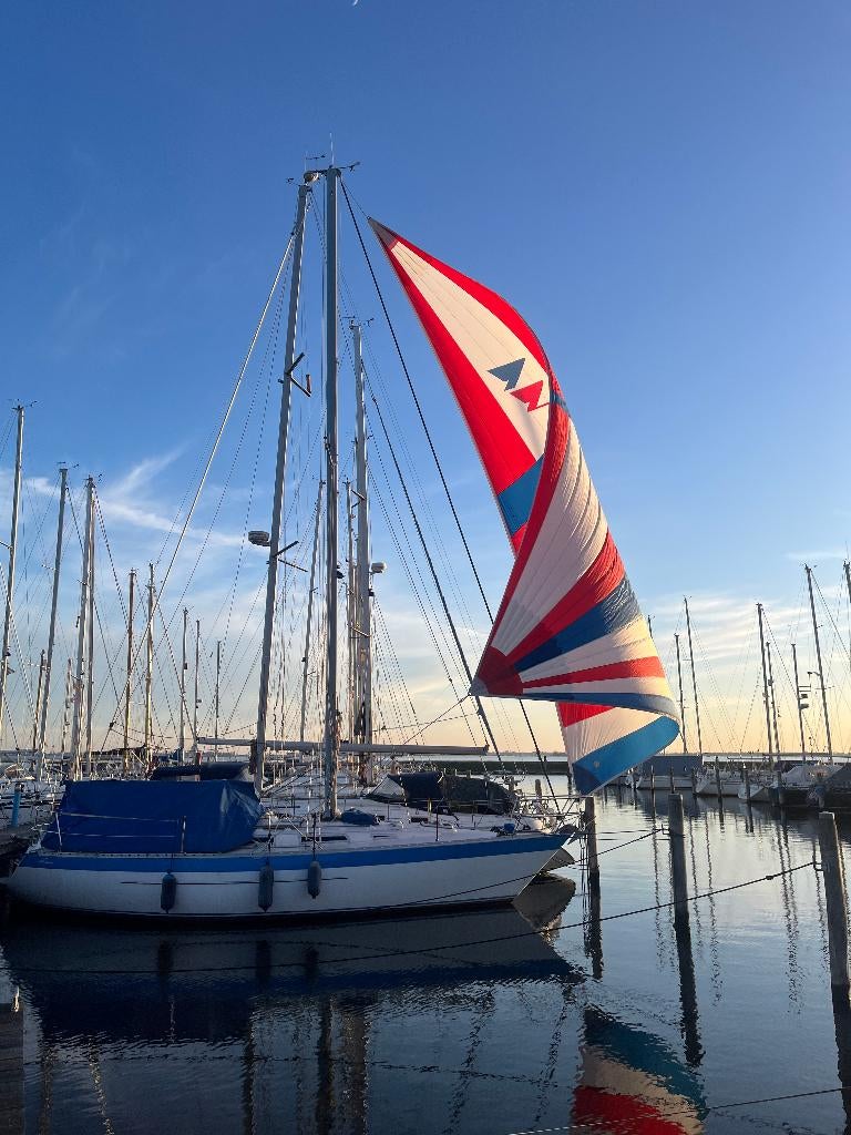 Mooie gennaker, nieuwstaat, Ophalen, 6 meter of meer, Zo goed als nieuw, Genaker