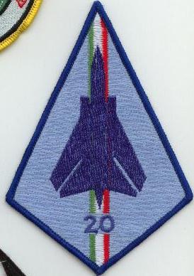 Italiaans Luchtmacht Embleem 20e Gruppo Tornado, Verzenden, Nieuw, Patch, Badge of Embleem