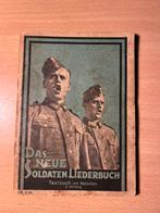 WO2 DUITS Das neue Soldaten Liederbuch, jaren 30, Verzenden, Landmacht, Duitsland, Boek of Tijdschrift