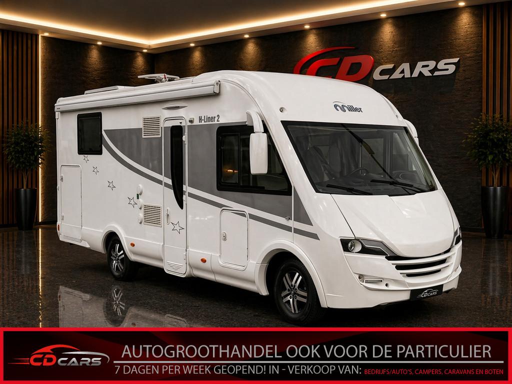 Fiat Miller M-Liner 2 veel optie's 2 X Airco, King Size Bed, Info@cd-cars.nl, Schelluinsestraat 7
4203NJ  GORINCHEM, NL, Bedrijf