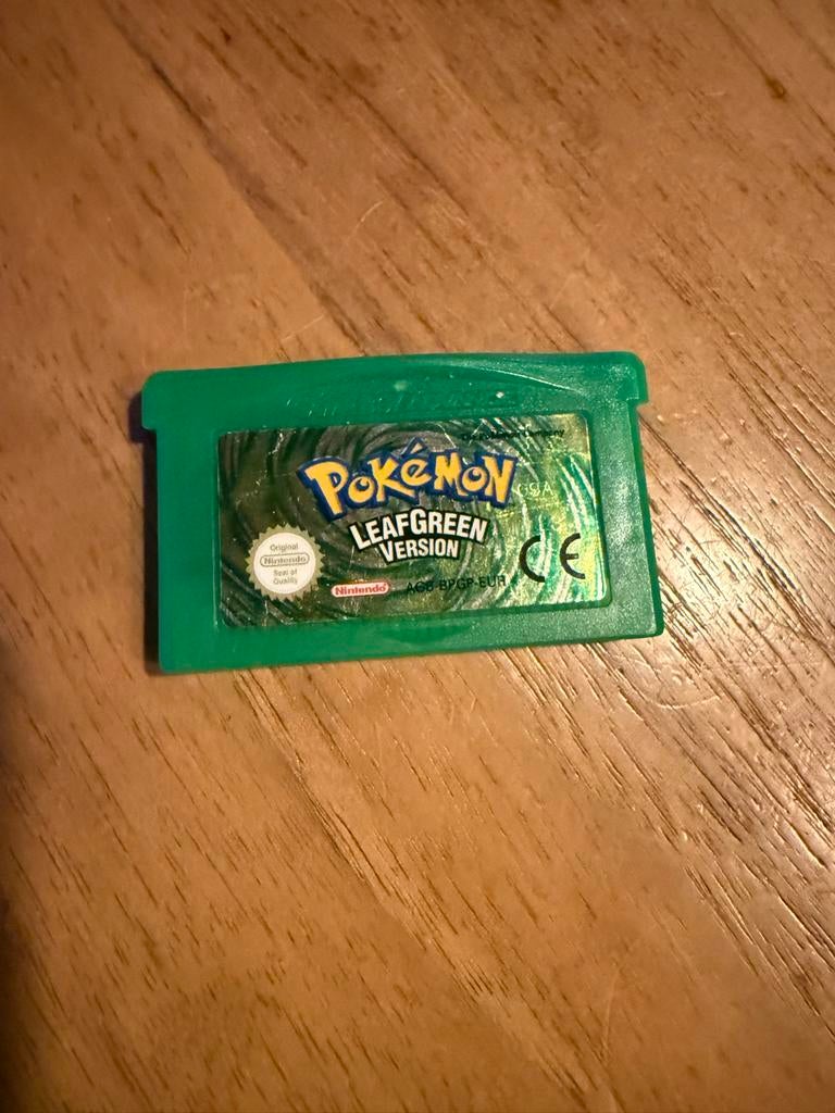 Pokémon LeafGreen Gameboy Advance (GBA) - Klassieker!, Spelcomputers en Games, Gebruikt, 1 speler, Ophalen of Verzenden, Role Playing Game (Rpg)