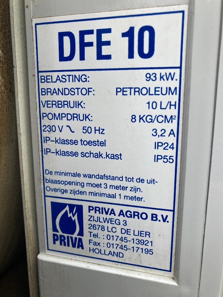 kachel priva 93 kW, Ophalen, 30 tot 80 cm, Gebruikt, Kachel