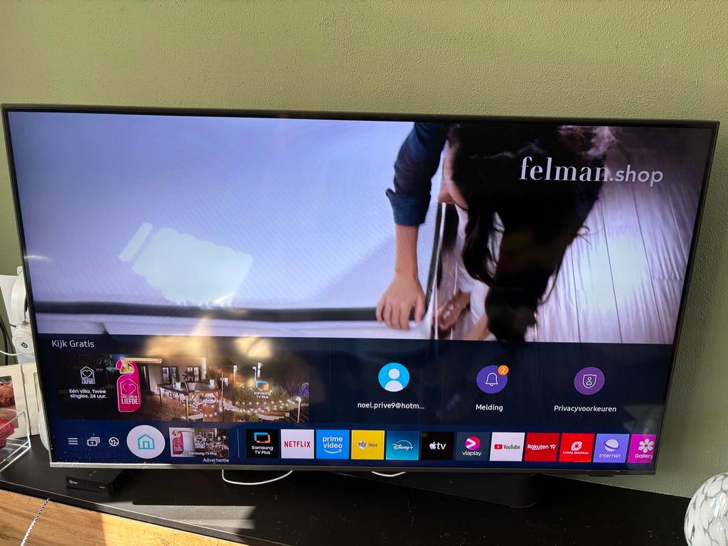 Samsung QLED 50 inch TV met Vogelscomfort beugel, Ophalen, QLED, Zo goed als nieuw, Samsung
