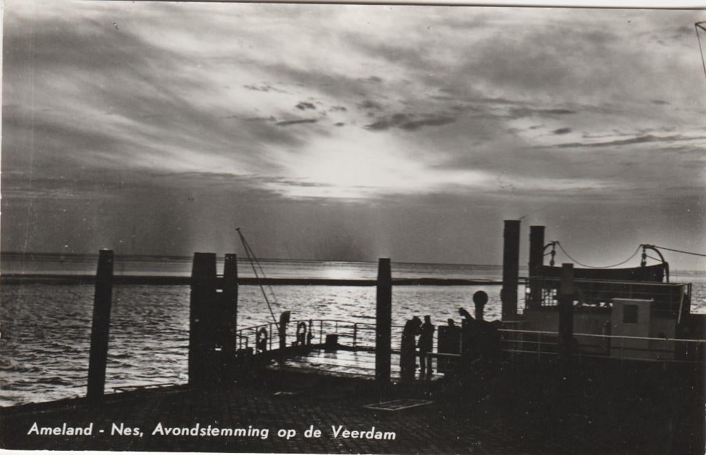 ameland- veerdam nes, Ophalen of Verzenden, 1940 tot 1960, Waddeneilanden
