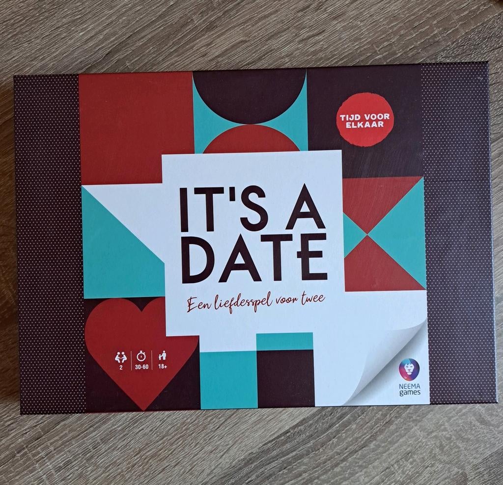 It's a date! Een liefdesspel voor twee (NEEMA games), Een of twee spelers, Ophalen of Verzenden, Zo goed als nieuw, NEEMA games