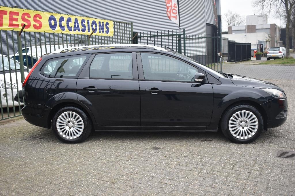 Ford Focus 1.8 92KW Wagon 2010 Zwart NIEUWE APK  1e Eigenaar, Auto's, 125 pk, 4 cilinders, Zwart, 1798 cc