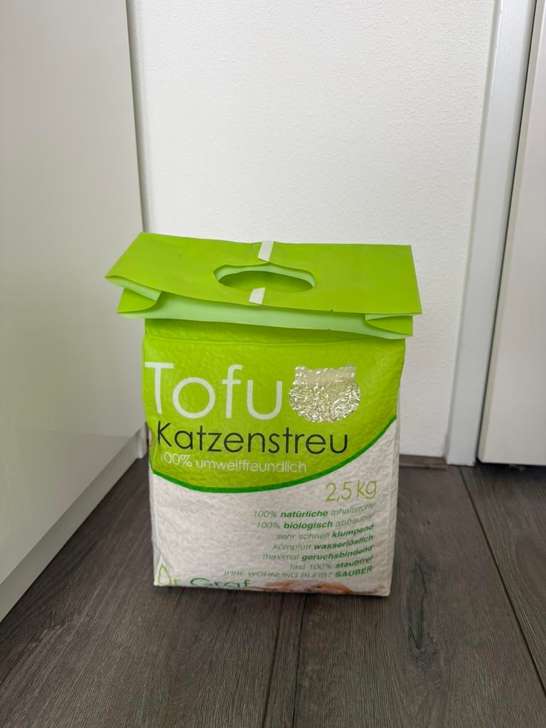 Dr. Graf Tofu Kattenbakvulling 2,5kg x 7st, Ophalen of Verzenden, Nieuw
