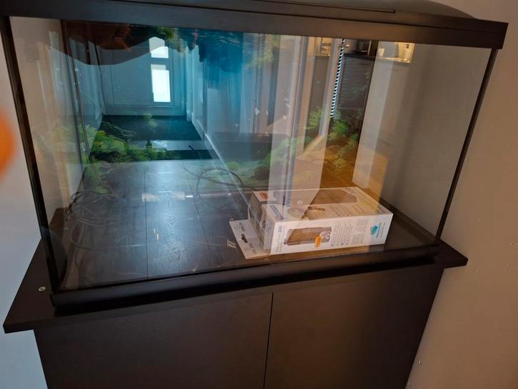 Aquarium 100 liter, Dieren en Toebehoren, Vissen | Aquaria en Toebehoren, Zo goed als nieuw, Leeg aquarium, Ophalen of Verzenden