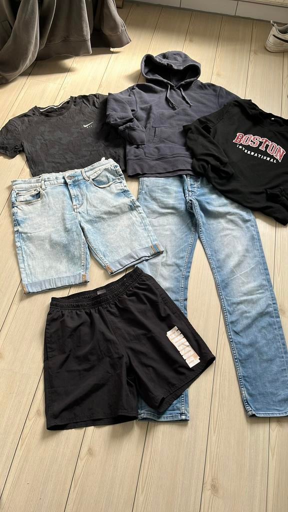 164 170 176 jongens pakket set korte broek puma zwembroek, Ophalen of Verzenden, Zo goed als nieuw, Maat 164