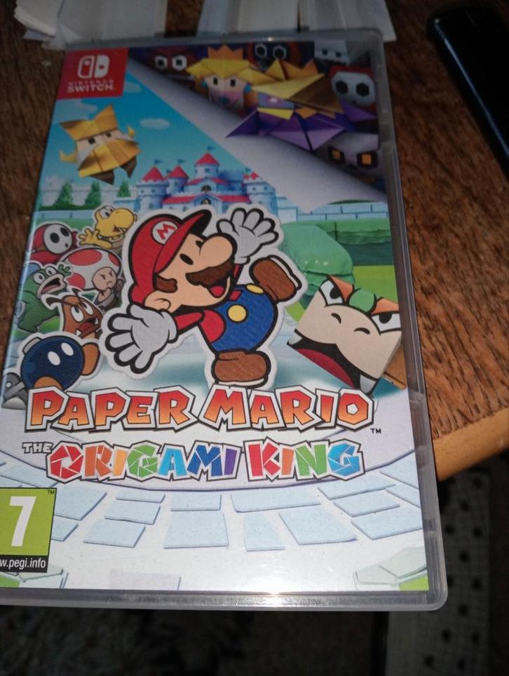 Paper Mario: The Origami King - Nintendo Switch, Spelcomputers en Games, Games | Nintendo Switch, Zo goed als nieuw, Role Playing Game (Rpg)