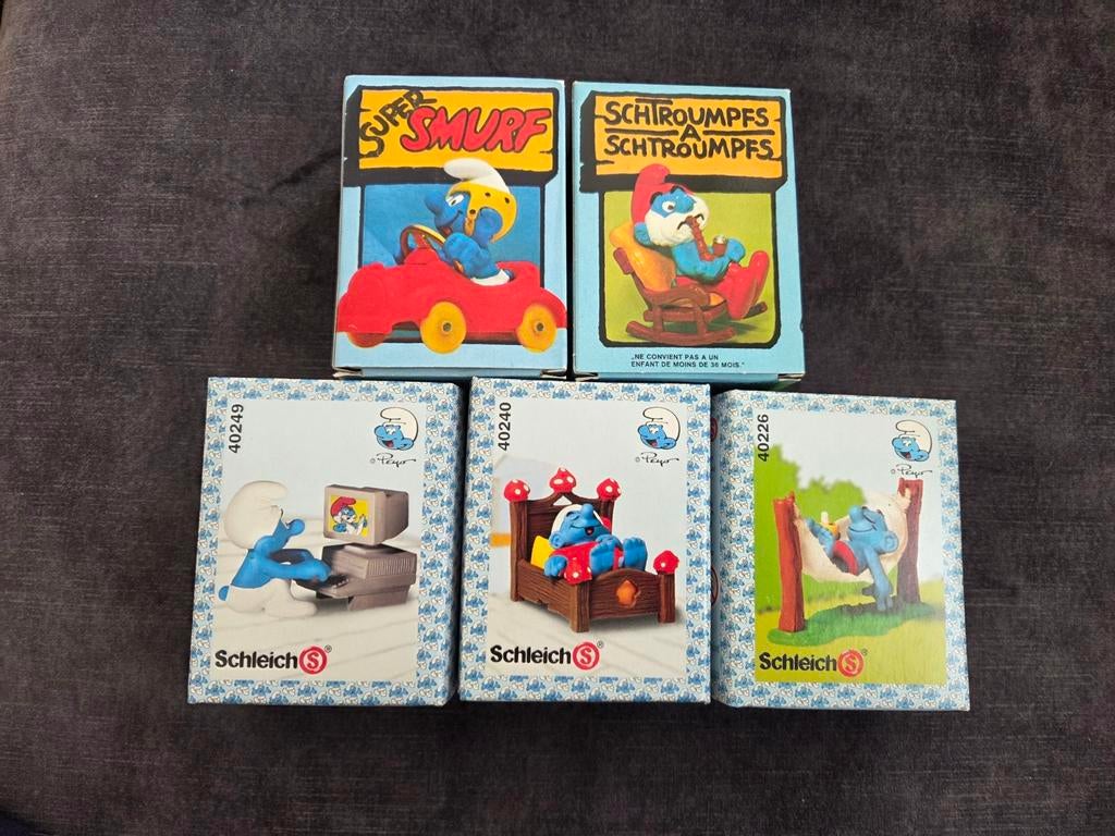 Schleich Smurfen nieuw in doos, Ophalen of Verzenden, Nieuw