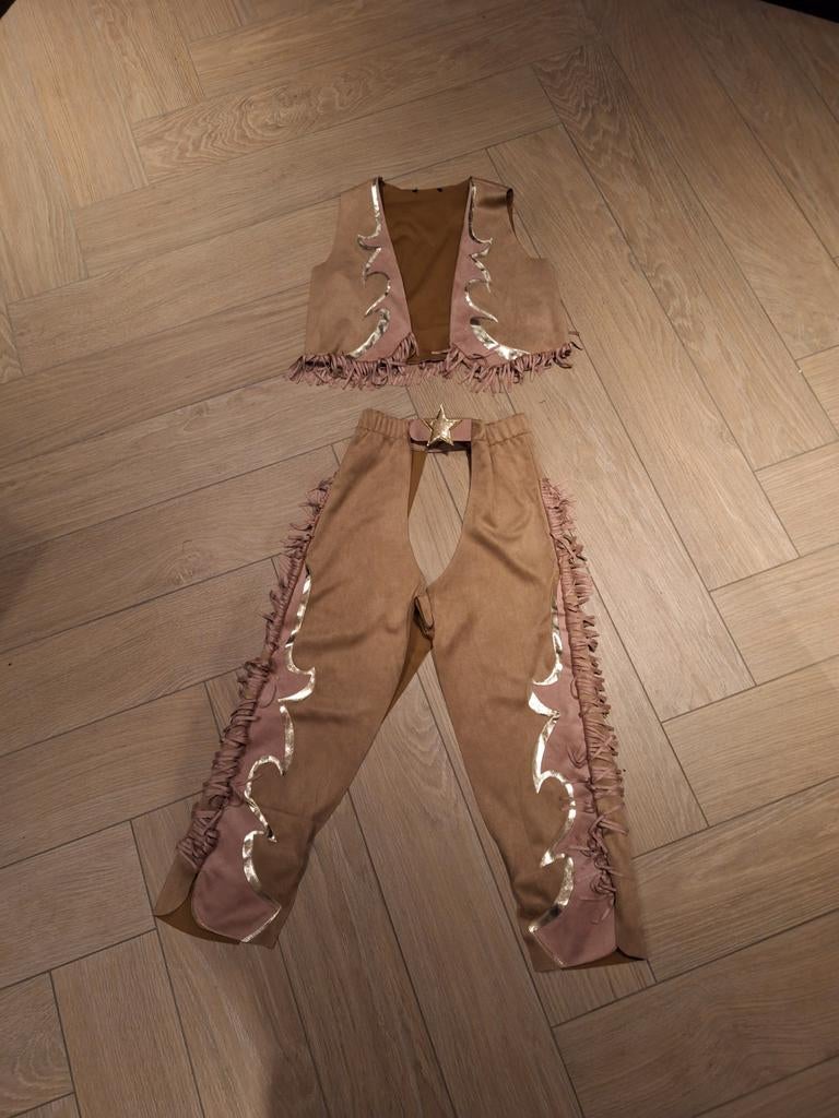 Cow girl outfit Zara, Kinderen en Baby's, Verzenden, Zo goed als nieuw, 146 t/m 152, Meisje
