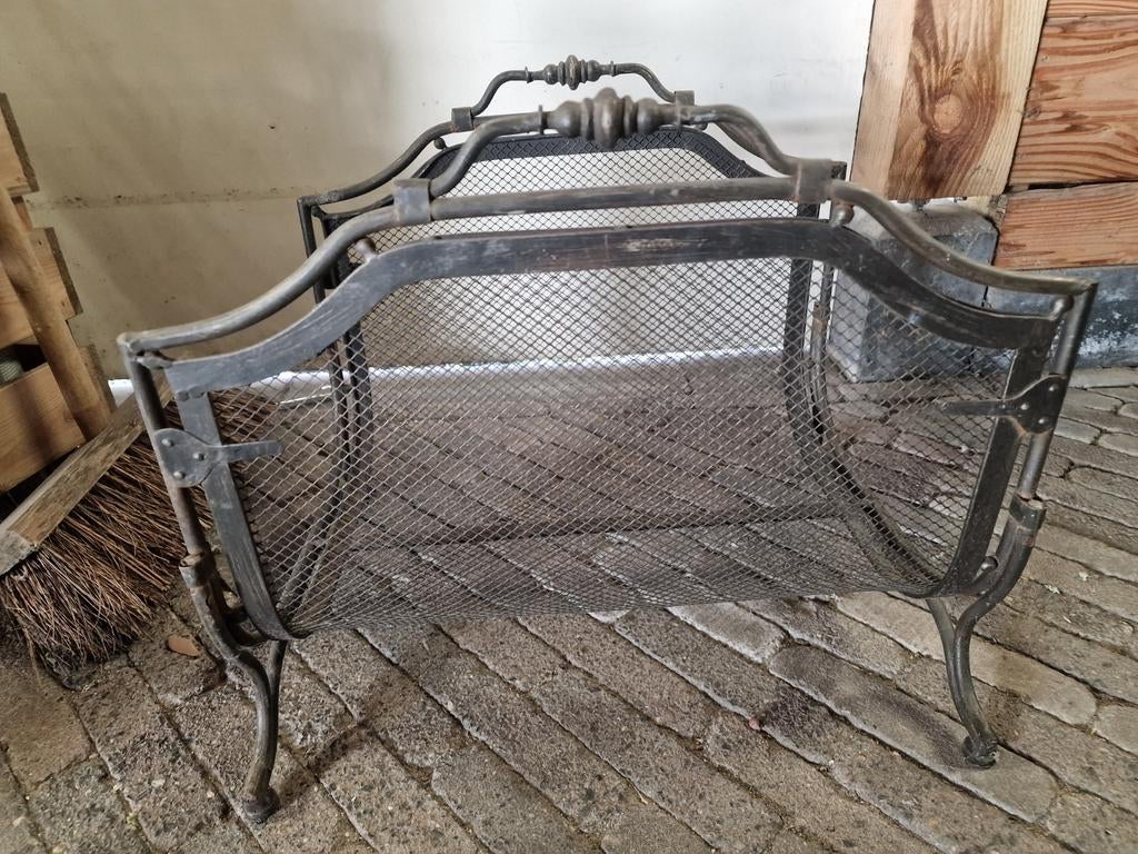 Antieke krantenbak / openhaard houtrek, Huis en Inrichting, Haarden, Ophalen, Gebruikt