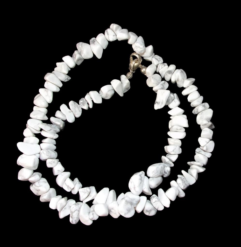 Splitketting Howliet Lengte circa 45 cm, Ophalen of Verzenden, Mineraal